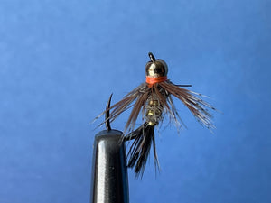 Jig Head Double Legs Gold Bead