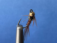 Jig Head Flash Back Pheasant Tail Gold Tungsten Bead