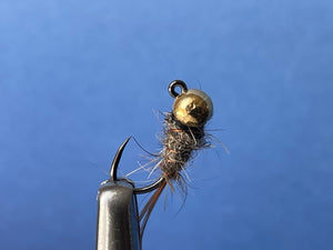 Jig Head Hare and Copper Gold tungsten Bead
